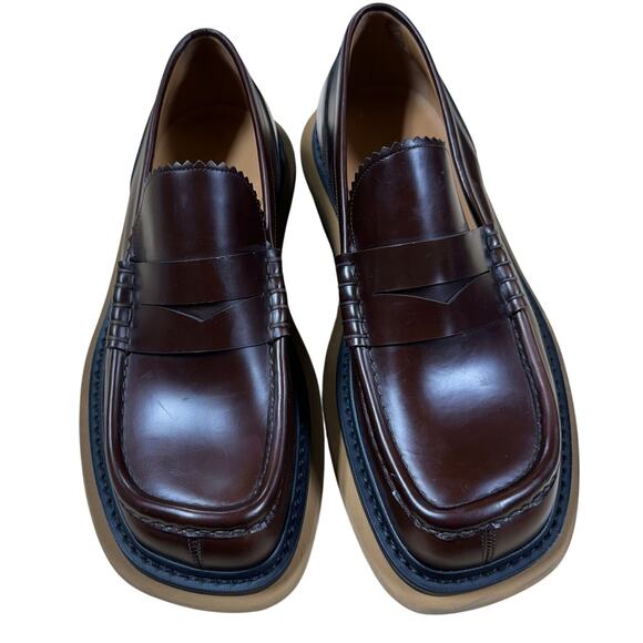 Dries Van Noten Lug Sole Penny Loafer in Brown Men's Size 44 (US 11) NWOB - Picture 5 of 8